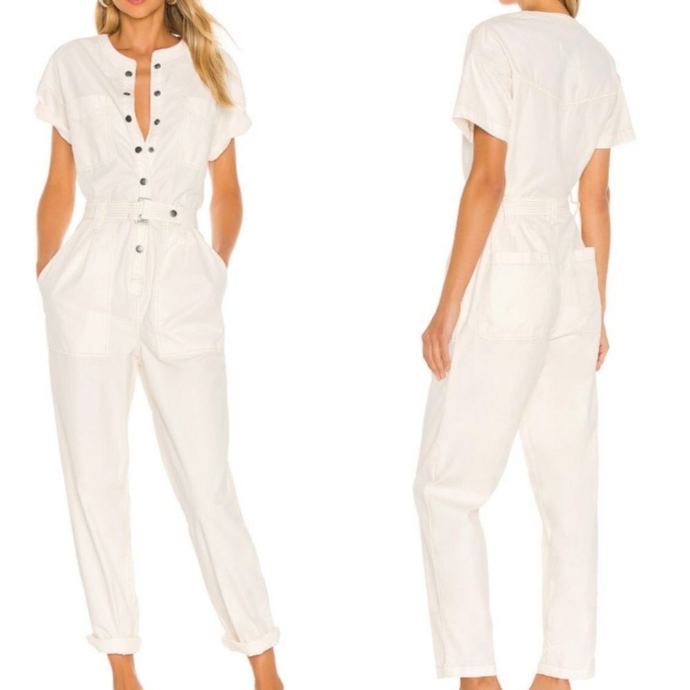 PISTOLA Revolve White Jumpsuit Size L